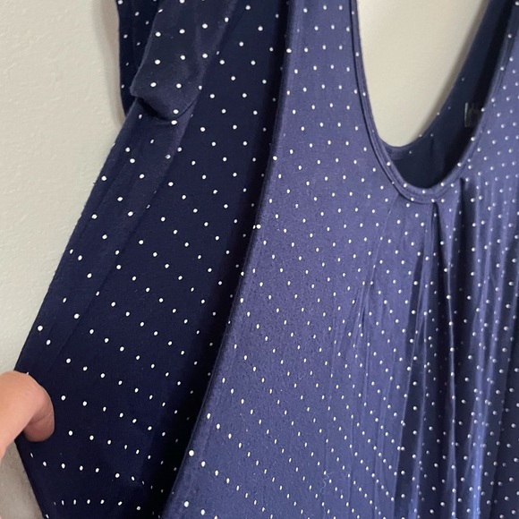 Latched Mama Sapphire Dots Momper Maxi with sleeves - Picture 6 of 7